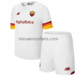 AS Roma Kind Shirt met Bedrukking Uit 2021-2022 Korte Mouw
