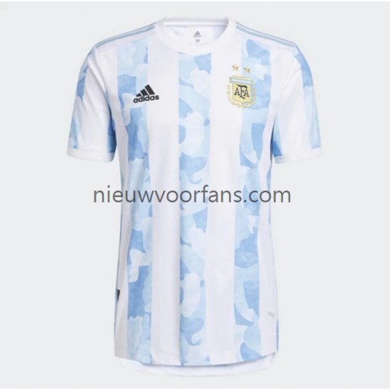 Argentinië Heren Shirt met Bedrukking 2021 Thuis Korte Mouw