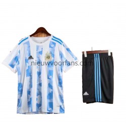 Argentinië Kind Shirt met Bedrukking 2021 Thuis Korte Mouw