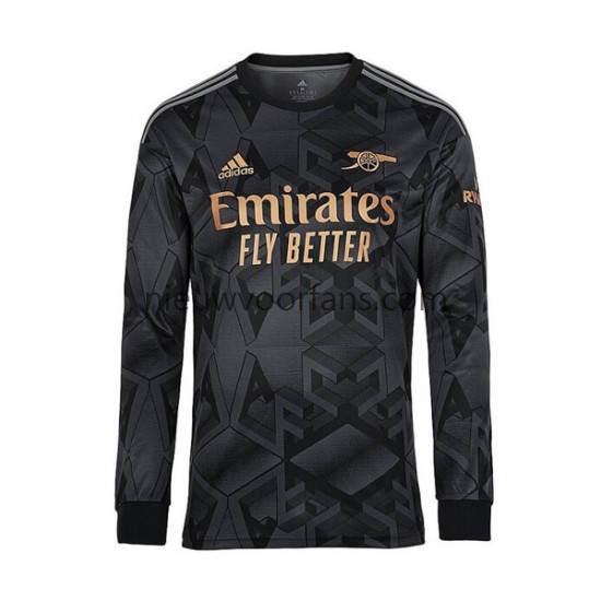 Arsenal Heren Shirt met Bedrukking Uit 2022-2023 Lange Mouw