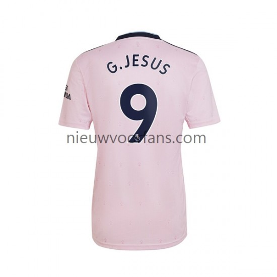 Arsenal Heren Shirt met Bedrukking Gabriel Jesus 9 Derde 2022-2023 Korte Mouw