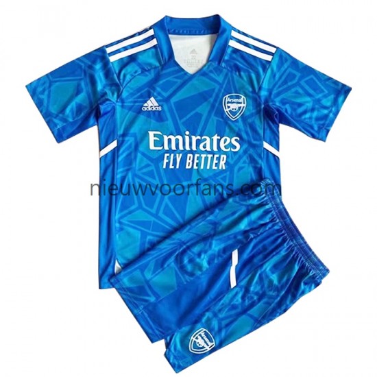 Arsenal Kind Shirt met Bedrukking Doelman Uit 2022-2023 Korte Mouw