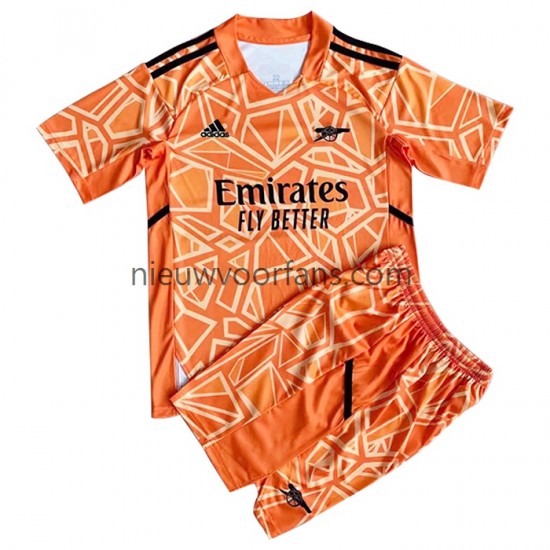 Arsenal Kind Shirt met Bedrukking Doelman Derde 2022-2023 Korte Mouw