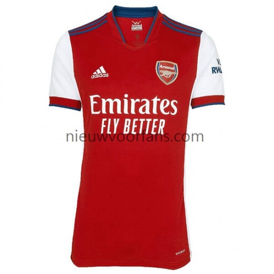Arsenal Heren Shirt met Bedrukking Thuis 2021-2022 Korte Mouw