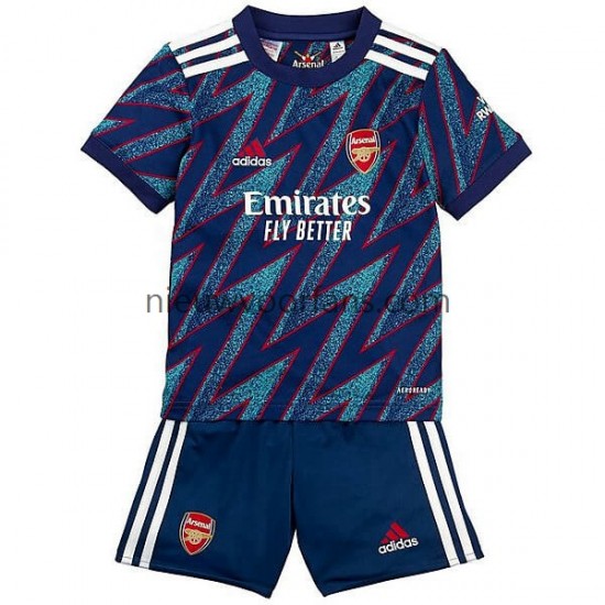 Arsenal Kind Shirt met Bedrukking Derde 2021-2022 Korte Mouw