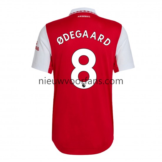 Arsenal Heren Shirt met Bedrukking Odegaard 8 Thuis 2022-2023 Korte Mouw