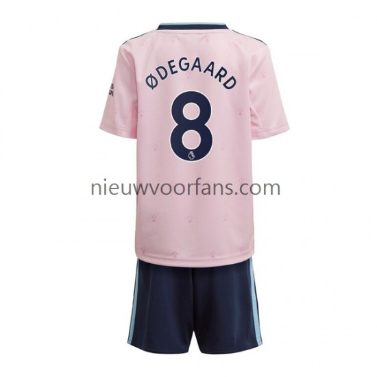 Arsenal Kind Shirt met Bedrukking Odegaard 8 Derde 2022-2023 Korte Mouw