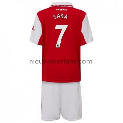 Arsenal Kind Shirt met Bedrukking Saka 7 Thuis 2022-2023 Korte Mouw