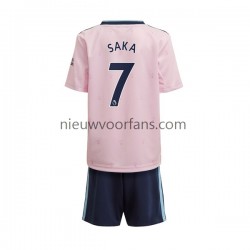 Arsenal Kind Shirt met Bedrukking Saka 7 Derde 2022-2023 Korte Mouw