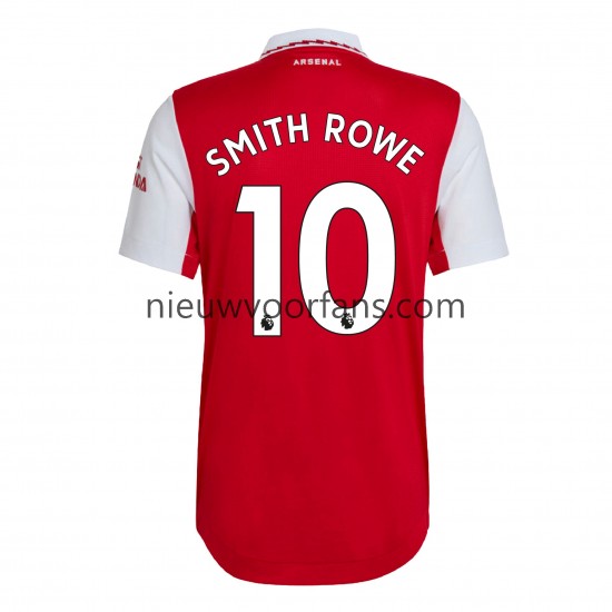 Arsenal Heren Shirt met Bedrukking Smith Rowe 10 Thuis 2022-2023 Korte Mouw