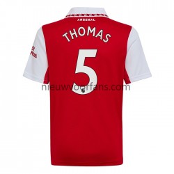 Arsenal Heren Shirt met Bedrukking Thomas Partey 5 Thuis 2022-2023 Korte Mouw