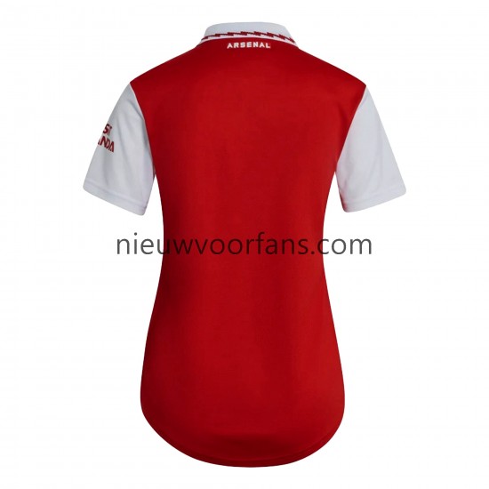 Arsenal Dames Shirt met Bedrukking Thuis 2022-2023 Korte Mouw