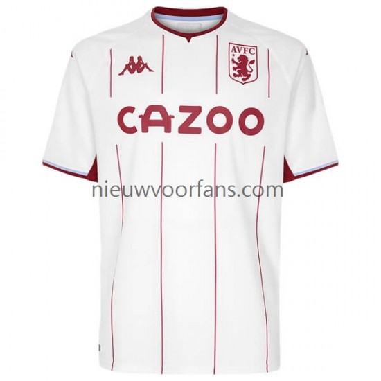 Aston Villa Heren Shirt met Bedrukking Uit 2021-2022 Korte Mouw