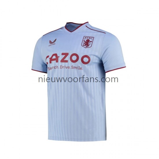 Aston Villa Heren Shirt met Bedrukking Uit 2022-2023 Korte Mouw