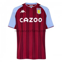 Aston Villa Heren Shirt met Bedrukking Thuis 2021-2022 Korte Mouw
