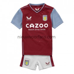 Aston Villa Kind Shirt met Bedrukking Thuis 2022-2023 Korte Mouw