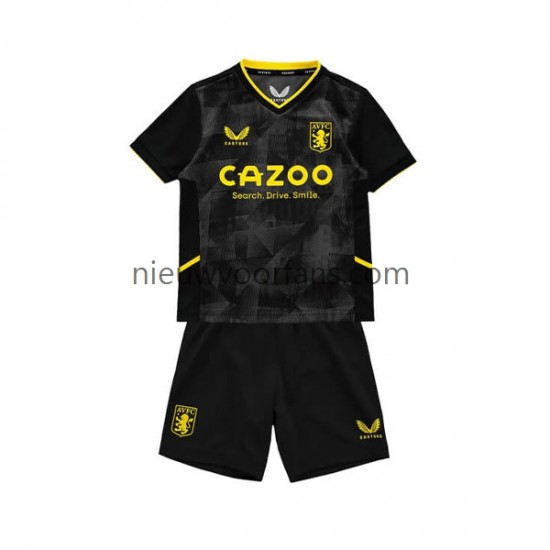 Aston Villa Kind Shirt met Bedrukking Derde 2022-2023 Korte Mouw