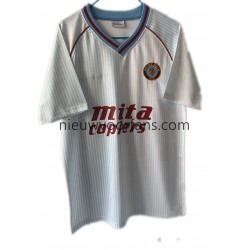 Aston Villa Heren Shirt met Bedrukking 1988 Retro Uit Korte Mouw