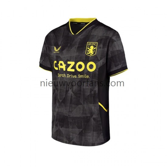 Aston Villa Heren Shirt met Bedrukking Derde 2022-2023 Korte Mouw