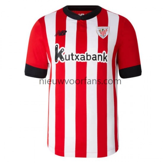 Athletic Bilbao Heren Shirt met Bedrukking Thuis 2022-2023 Korte Mouw