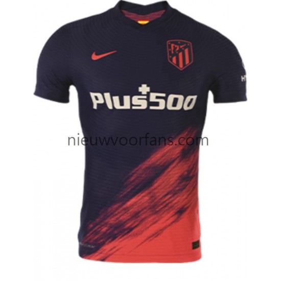 Atlético Madrid Heren Shirt met Bedrukking Uit 2021-2022 Korte Mouw