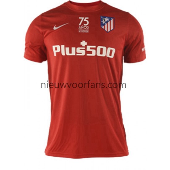 Atlético Madrid Heren Shirt met Bedrukking Vierde 2021-2022 Korte Mouw