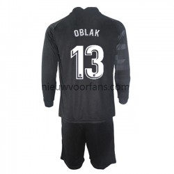 Atlético Madrid Kind Shirt met Bedrukking Doelman Jan Oblak 13 Uit 2021-2022 Lange Mouw