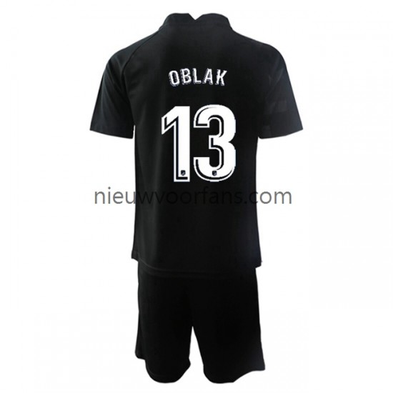 Atlético Madrid Kind Shirt met Bedrukking Doelman Jan Oblak 13 Uit 2021-2022 Korte Mouw