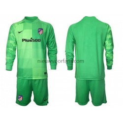 Atlético Madrid Kind Shirt met Bedrukking Doelman Derde 2021-2022 Lange Mouw
