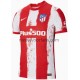 Atlético Madrid Heren Shirt met Bedrukking Thuis 2021-2022 Korte Mouw