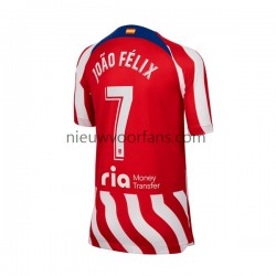 Atlético Madrid Heren Shirt met Bedrukking Joao Felix 7 Thuis 2022-2023 Korte Mouw