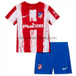 Atlético Madrid Kind Shirt met Bedrukking Thuis 2021-2022 Korte Mouw