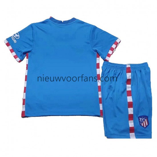 Atlético Madrid Kind Shirt met Bedrukking Derde 2021-2022 Korte Mouw