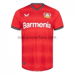 Bayer 04 Leverkusen Heren Shirt met Bedrukking Thuis 2022-2023 Korte Mouw