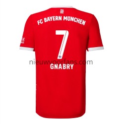FC Bayern München Heren Shirt met Bedrukking Gnabry 7 Thuis 2022-2023 Korte Mouw