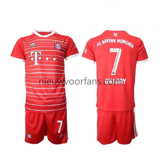 FC Bayern München Kind Shirt met Bedrukking Gnabry 7 Thuis 2022-2023 Korte Mouw