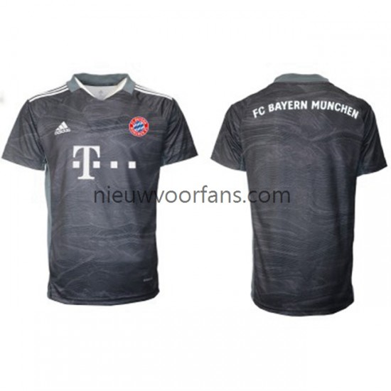 FC Bayern München Heren Shirt met Bedrukking Doelman Uit 2021-2022 Korte Mouw