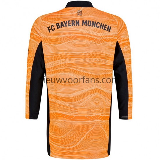 FC Bayern München Heren Shirt met Bedrukking Doelman Thuis 2021-2022 Lange Mouw