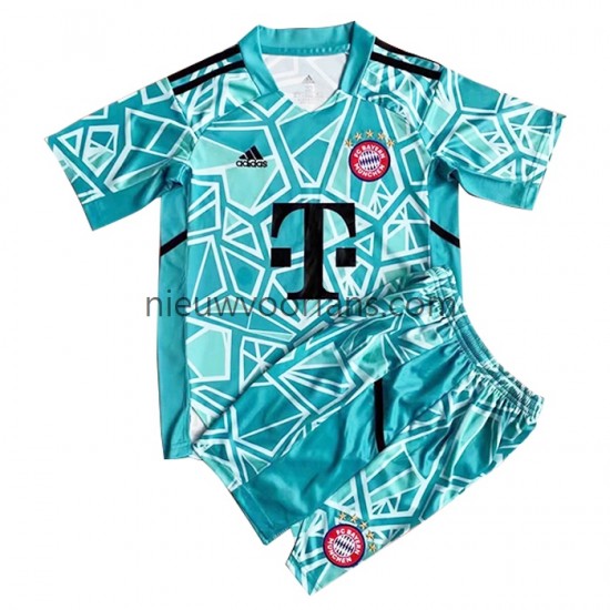 FC Bayern München Kind Shirt met Bedrukking Doelman Thuis 2022-2023 Korte Mouw