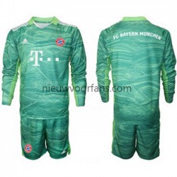 FC Bayern München Kind Shirt met Bedrukking Doelman Derde 2021-2022 Lange Mouw