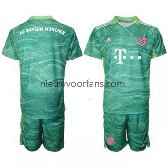 FC Bayern München Kind Shirt met Bedrukking Doelman Derde 2021-2022 Korte Mouw