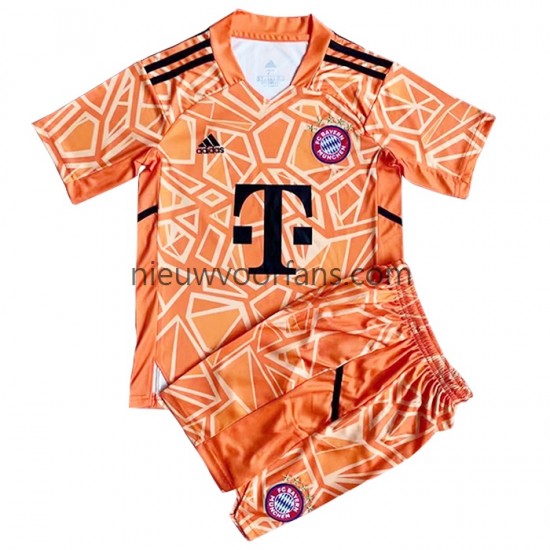 FC Bayern München Kind Shirt met Bedrukking Doelman Derde 2022-2023 Korte Mouw
