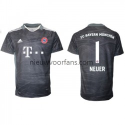 FC Bayern München Heren Shirt met Bedrukking Doelman Manuel Neuer 1 Uit 2021-2022 Korte Mouw