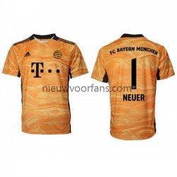 FC Bayern München Heren Shirt met Bedrukking Doelman Manuel Neuer 1 Thuis 2021-2022 Korte Mouw