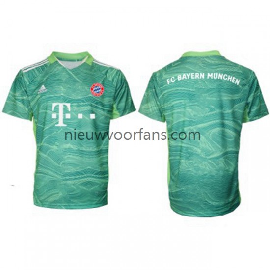FC Bayern München Heren Shirt met Bedrukking Doelman Derde 2021-2022 Korte Mouw