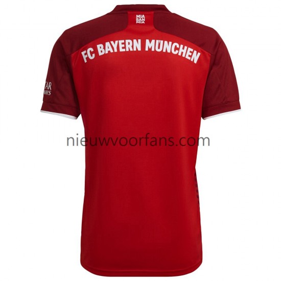 FC Bayern München Heren Shirt met Bedrukking Thuis 2021-2022 Korte Mouw