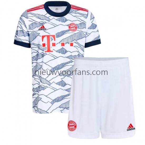 FC Bayern München Kind Shirt met Bedrukking Derde 2021-2022 Korte Mouw