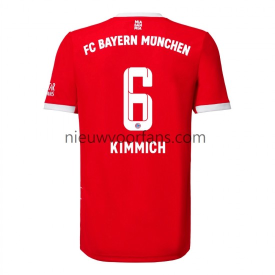 FC Bayern München Heren Shirt met Bedrukking Kimmich 6 Thuis 2022-2023 Korte Mouw