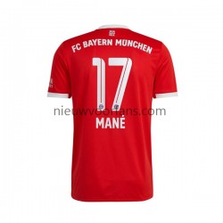 FC Bayern München Heren Shirt met Bedrukking Sadio Mane 17 Thuis 2022-2023 Korte Mouw