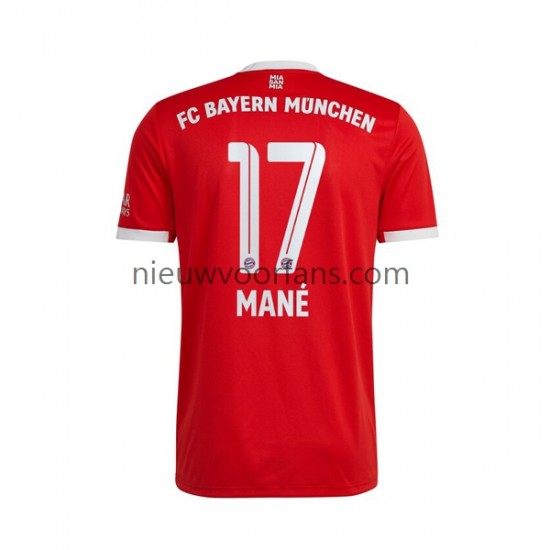 FC Bayern München Heren Shirt met Bedrukking Sadio Mane 17 Thuis 2022-2023 Korte Mouw